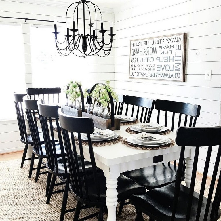 39+ Remarkable Farmhouse Dining Room Design Ideas Simple To Apply